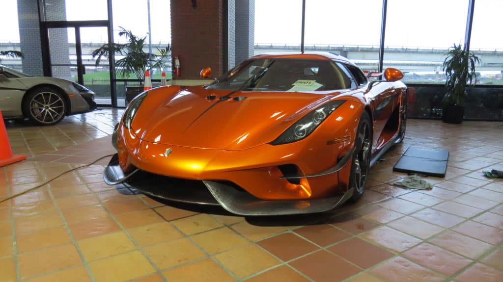 Koenigsegg Regera Park Place Showroom Front