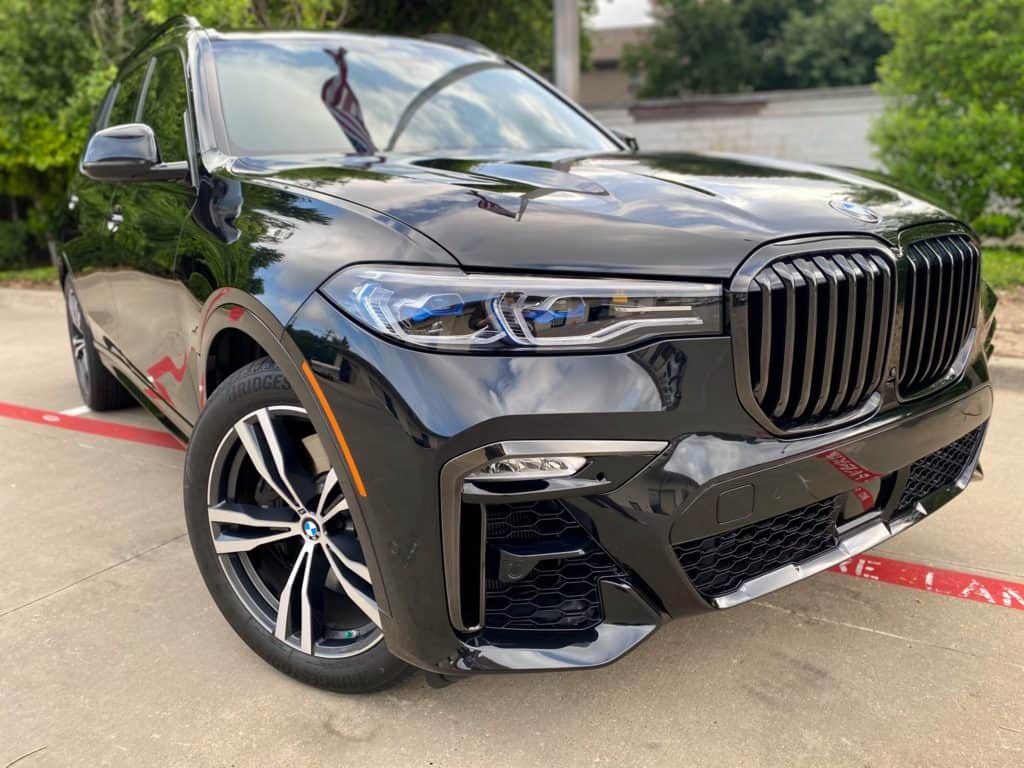 BMW X7 full front Ultimate Plus paint protection film and fusion plus ceramic coating