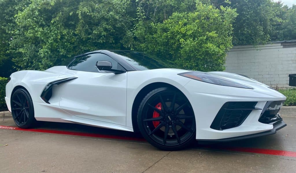 2021 Corvette C8 ultimate plus full front paint protection and prime XR plus tint