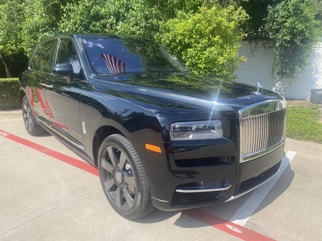 2021 rolls royce cullinan full front ultimate plus ppf prime xr plus tint