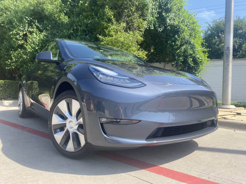 2021 Tesla Model Y full fusion plus ceramic coating