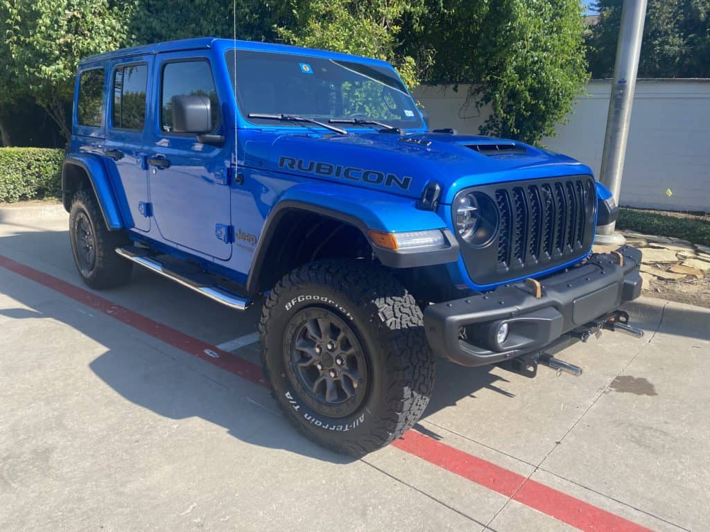 2021 Jeep Wrangler Rubicon 392 fusion plus ceramic coating