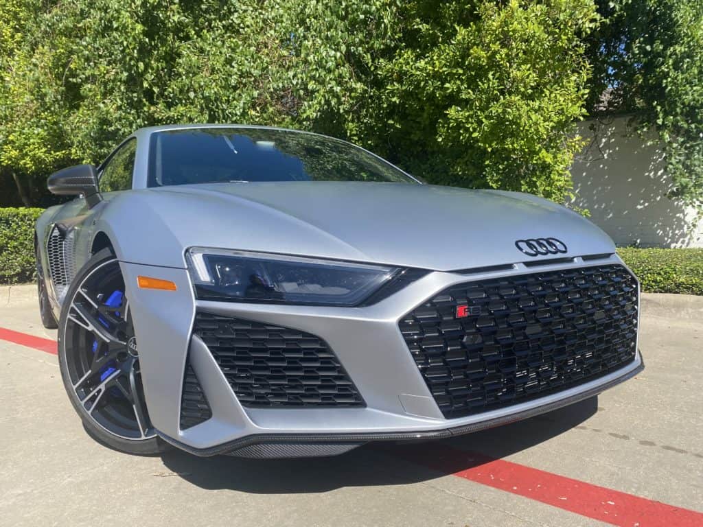 2021 Audi R8 full front with rockers and A pillars ultimate plus ppf paint protection film