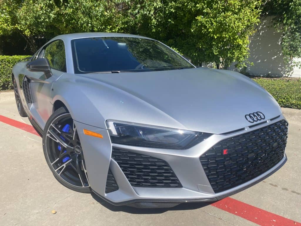 2021 Audi R8 full front with rockers and A pillars ultimate plus ppf paint protection film