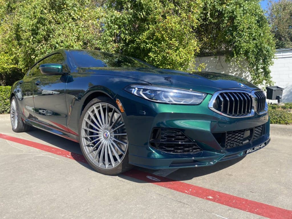 2022 BMW Alpina B8 prime xr plus window tint side and rear glass