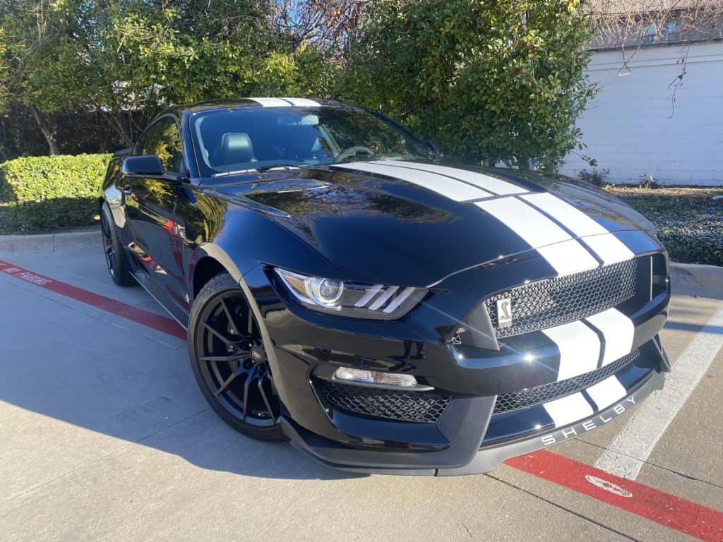 2016 Shelby mustang gt350 full front ultimate plus ppf fusion plus ceramic coating and prime xr plus tint