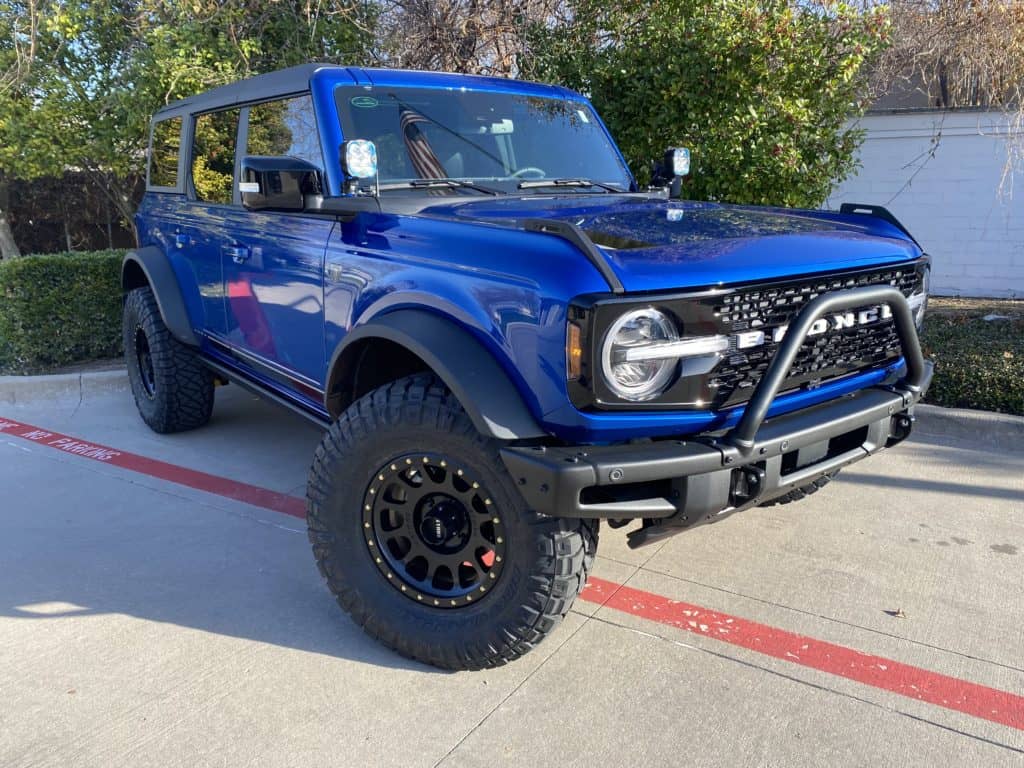 2021 ford bronco full ultimate plus ppf wrap and fusion plus ceramic coating