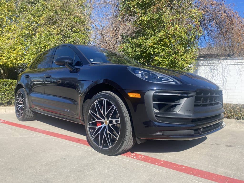 black 2022 Porsche Macan prime xr plus window tint