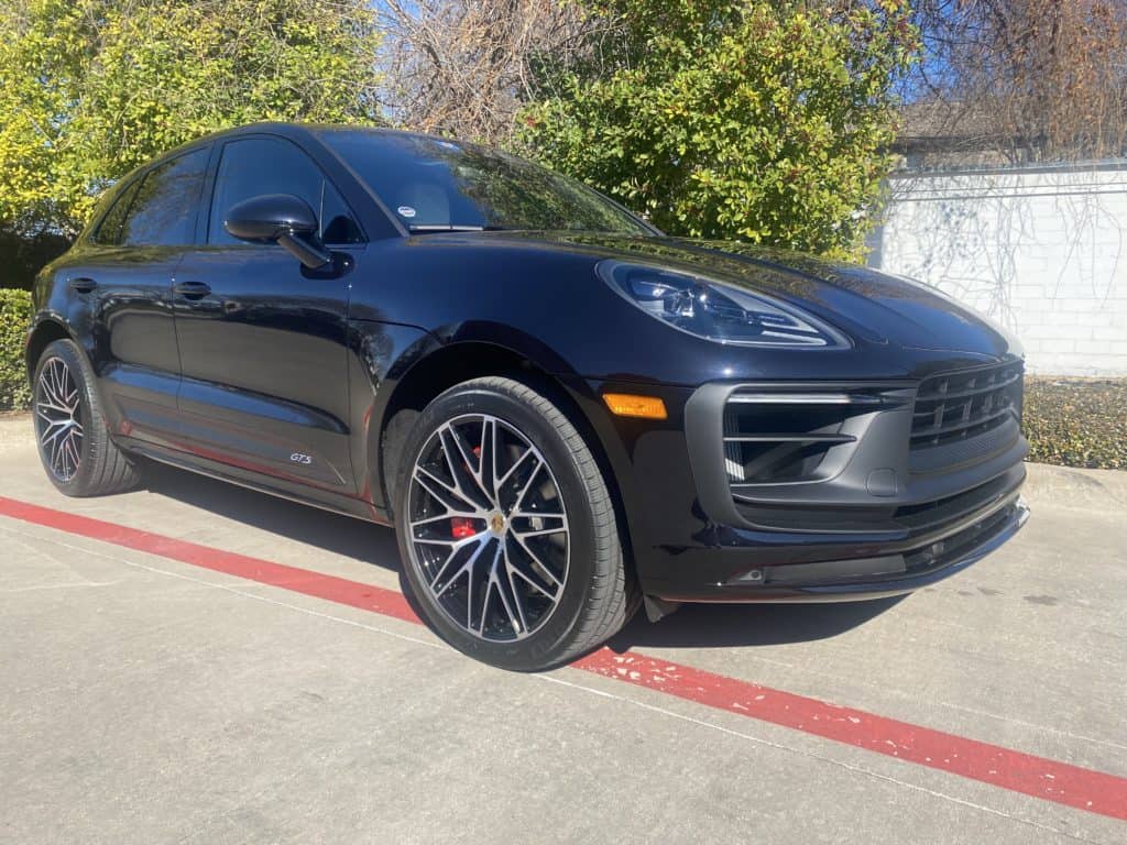 black 2022 Porsche Macan prime xr plus window tint