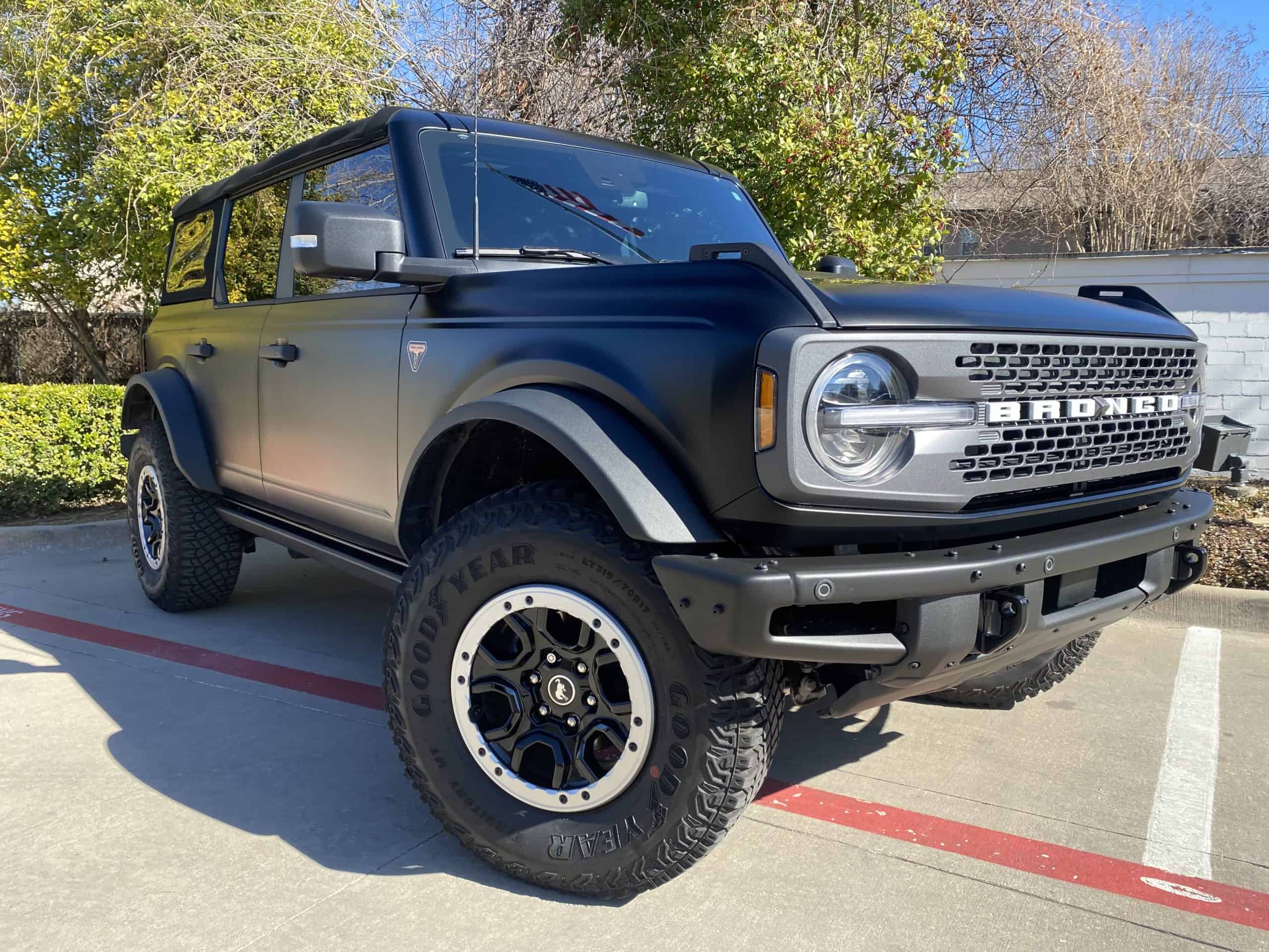 XPEL Dallas Blog 2022 Ford Bronco STEALTH Matte Finish PPF
