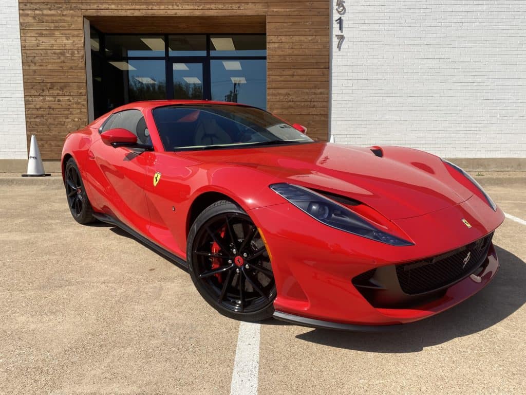 2018 Ferrari 812 Ceramic Coating, PPF & Tint