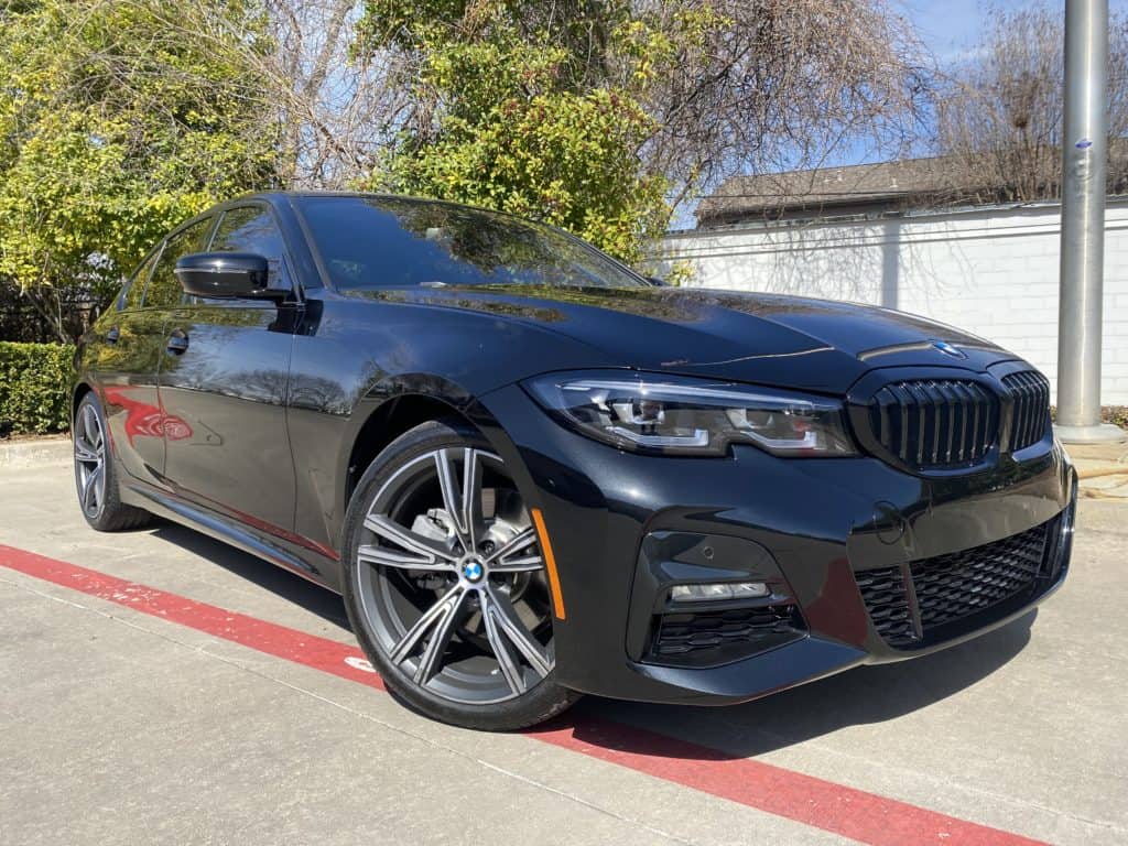 2022 BMW 330i full front ULTIMATE PLUS PPF, FUSION PLUS ceramic coating, PRIME XR PLUS window tint.