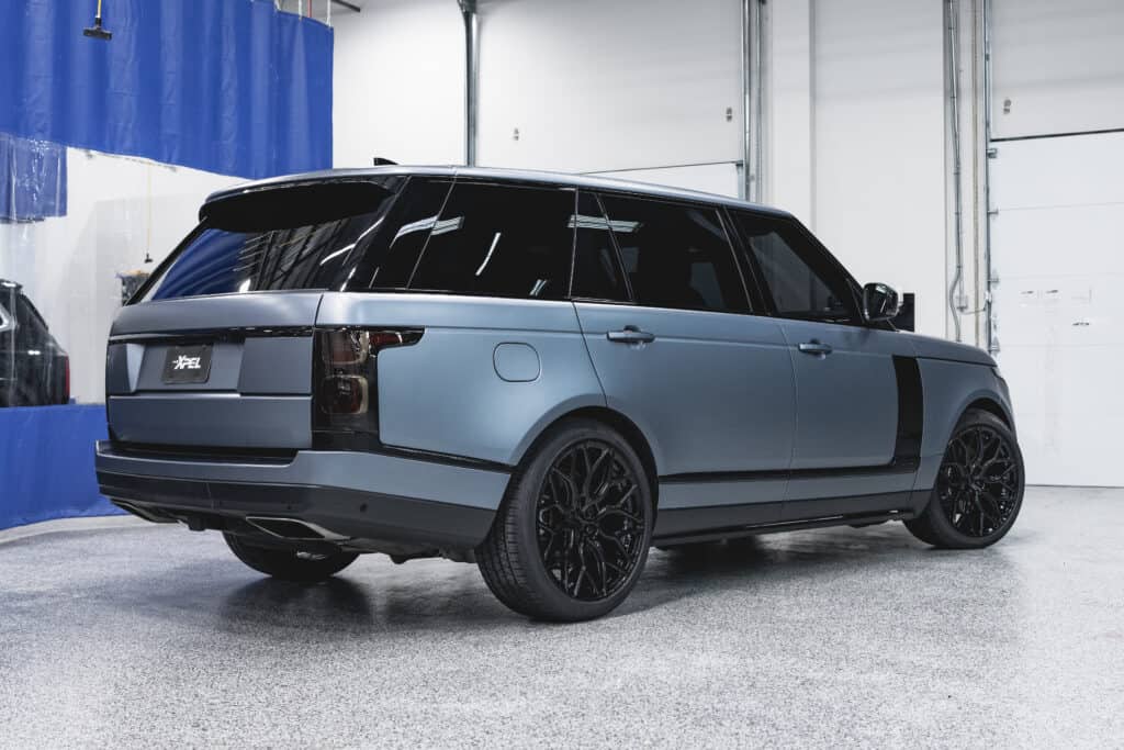 blue 2019 Land Rover Range Rover full stealth pff and prime xr plus window tint