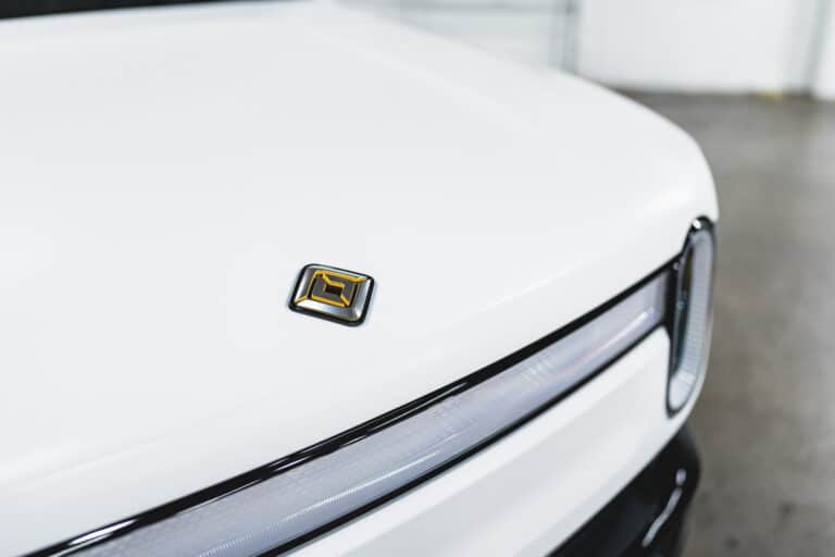 hood rivian R1S with xpel stealth ppf